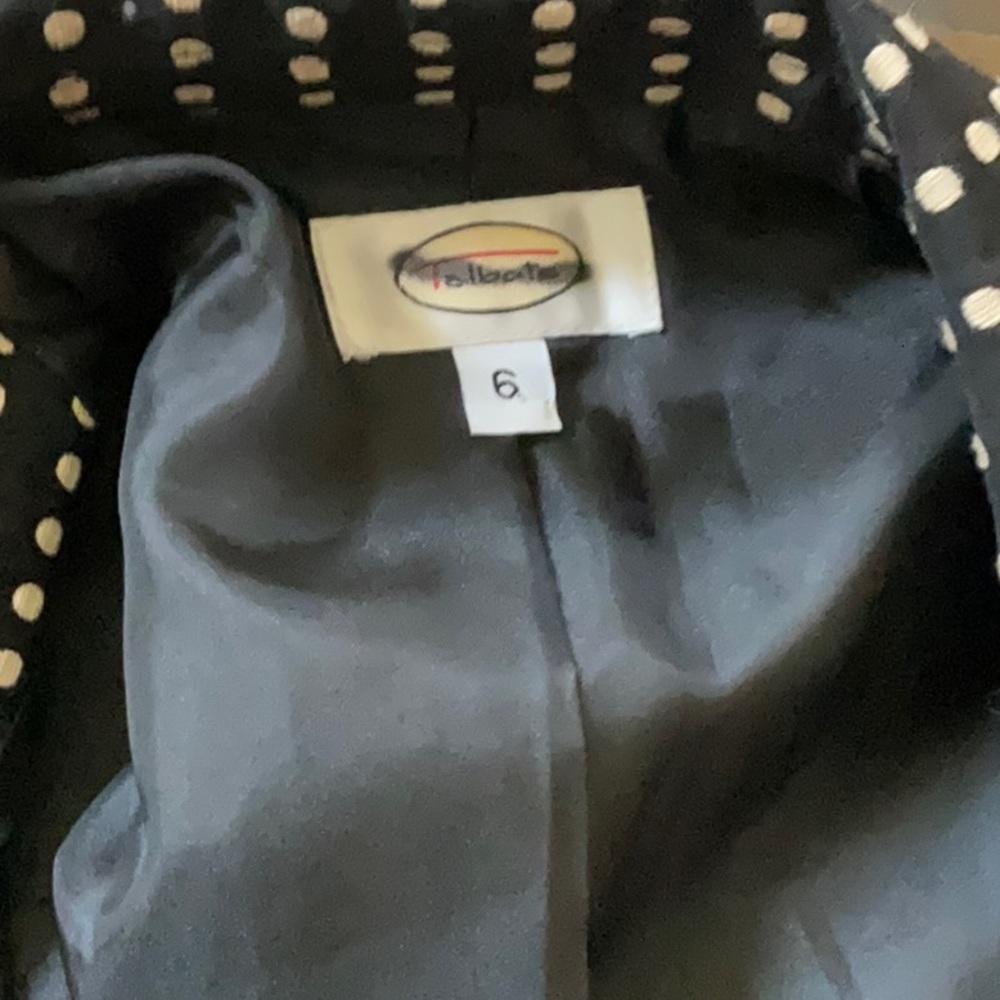 Talbots Fitted Polka Dot Blazer - image 8